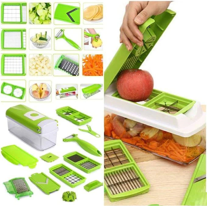 NICER DICER PLUS 12 IN 1 VEGETABLES CUTTER