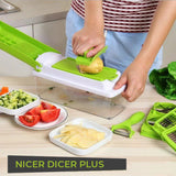 NICER DICER PLUS 12 IN 1 VEGETABLES CUTTER