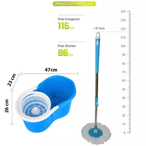 360° EASY SPIN MAGIC MOP WITH STEEL BUCKET