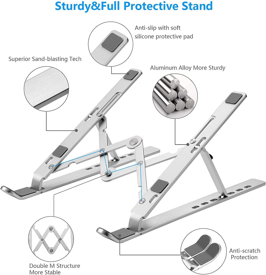 Folding Adjustable Aluminum Durable Laptop Stand