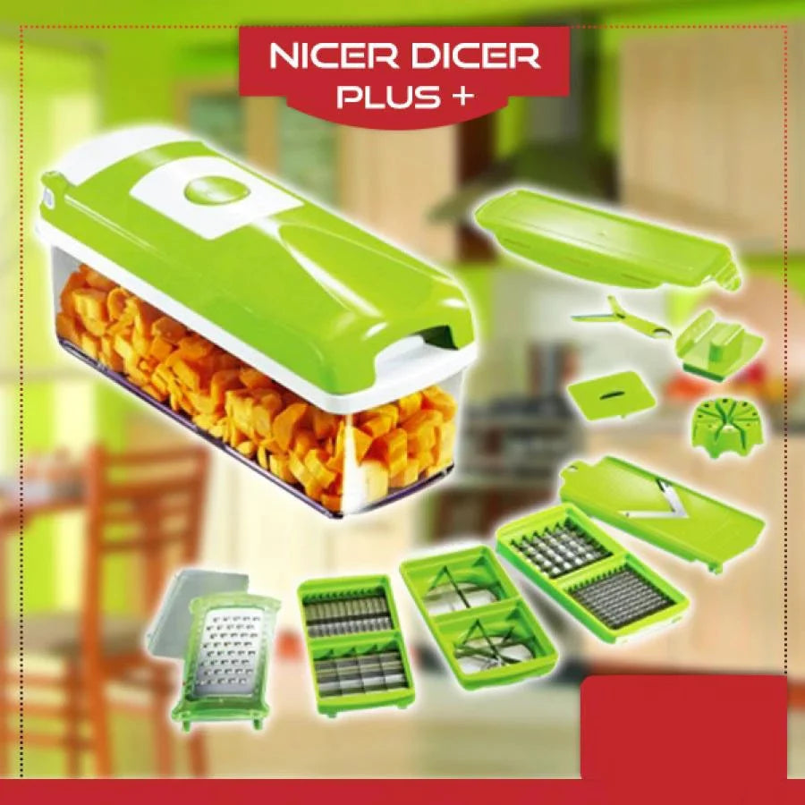 NICER DICER PLUS 12 IN 1 VEGETABLES CUTTER