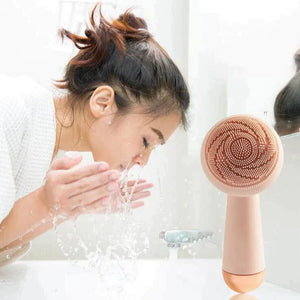 Rechargeable Electric Silicone Facial Massager Brush Scrubber