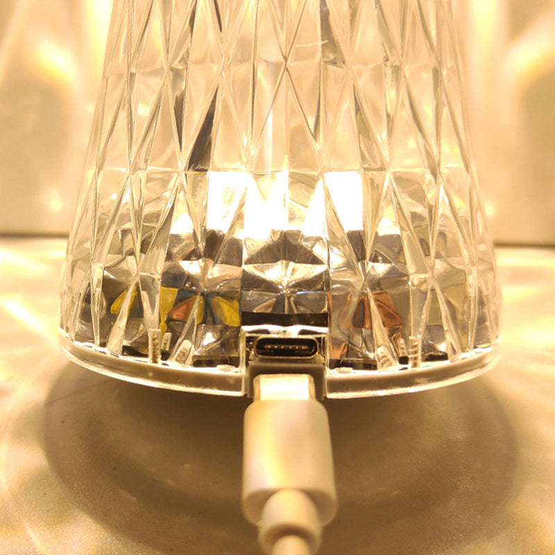 Crystal Diamond Touch Lamp