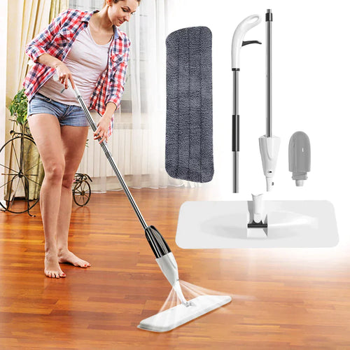 Water Spray Mop | Flat Mop Floor Cleaner