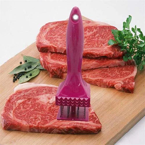 MEAT TENDERIZER - STAINLESS STEEL NEEDLES MULTI FUNCTION MEAT TENDERIZER
