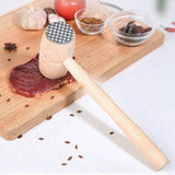 MEAT TENDERIZER HAMMER WOODEN